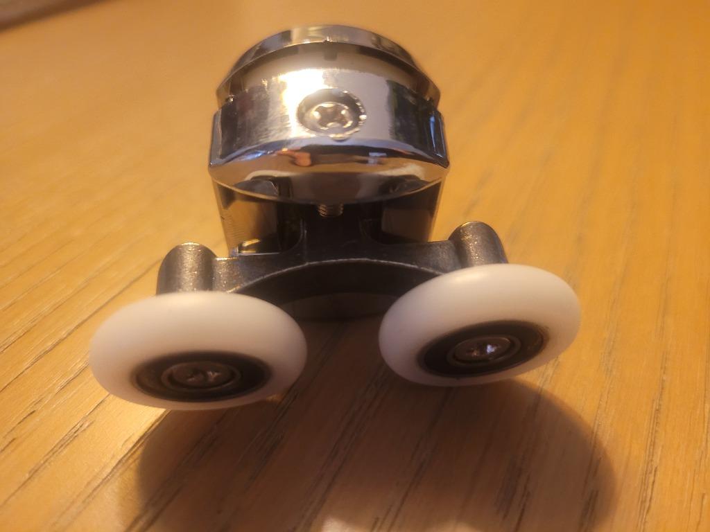 Roulettes porte douche - Haut, Enlèvement ou Envoi, Neuf, Chrome, Douche