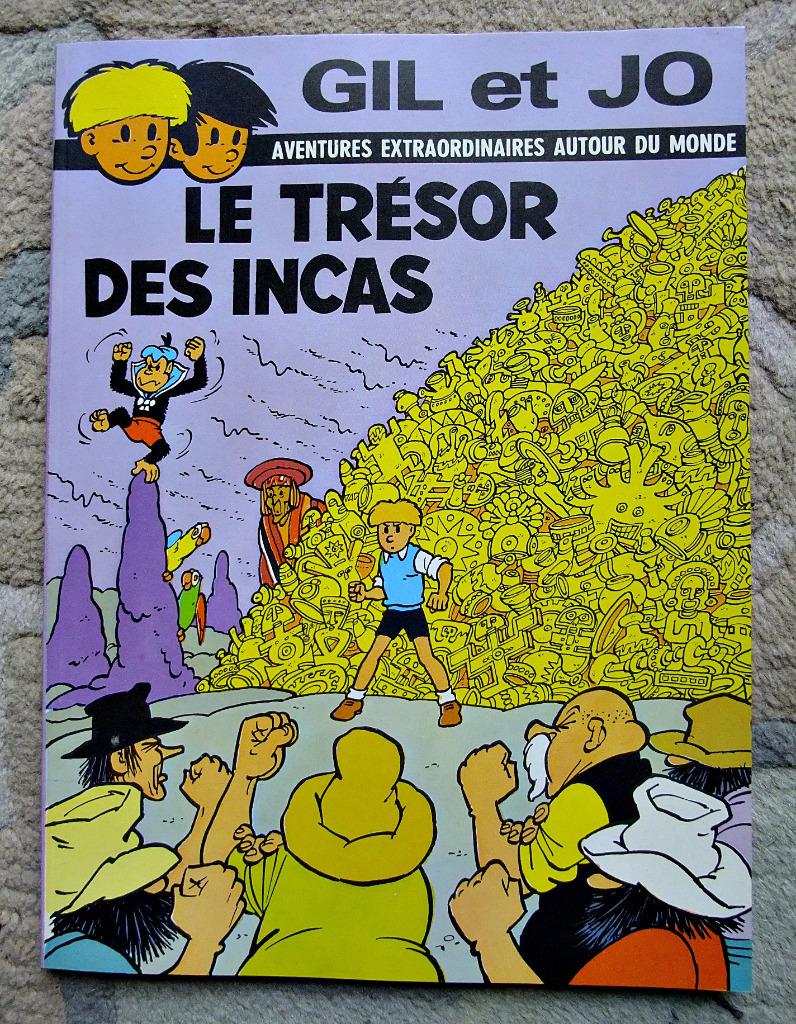Jommeke Frans: Gil et Jo 19: Le trésor des Incas, comme neuf, Livres, BD, Comme neuf, Une BD, Enlèvement ou Envoi