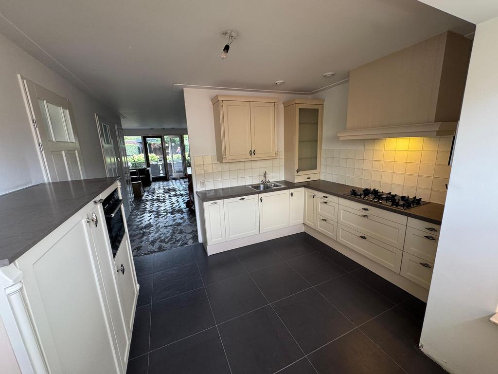 Nette Landelijke Hoekkeuken + Siemens + GEDEMONTEERD