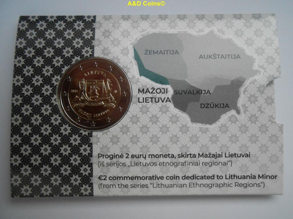 Litouwen 2 Euro Coincard 2025, Verzenden, Overige landen, 2 euro, Losse munt