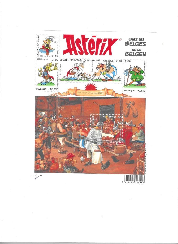 België Blok 123 Asterix en de Belgen **, Timbres & Monnaies, Timbres | Europe | Belgique, Sans timbre, Enlèvement ou Envoi, Non oblitéré