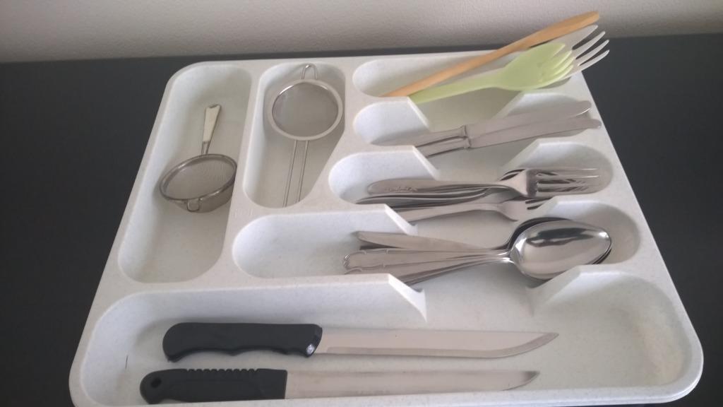 Bestek allerlei: zie foto's, Maison & Meubles, Cuisine | Couverts, Comme neuf, Ensemble de couverts, Synthétique, Enlèvement ou Envoi