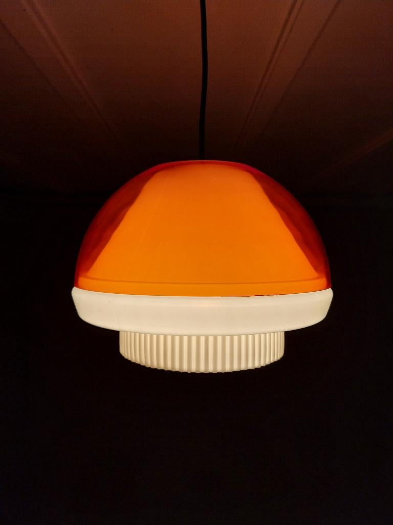 Vintage Hanglamp, Philips Jaren 70, Huis en Inrichting, Lampen | Hanglampen, Kunststof, Gebruikt, Vintage, Ophalen of Verzenden