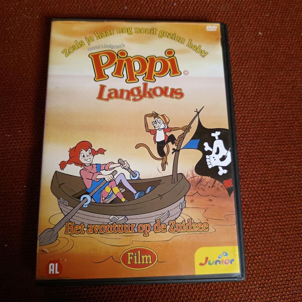 Dvd Pippi Langkous Het avontuur op de zuidzee, Cd's en Dvd's, Ophalen of Verzenden, Zo goed als nieuw