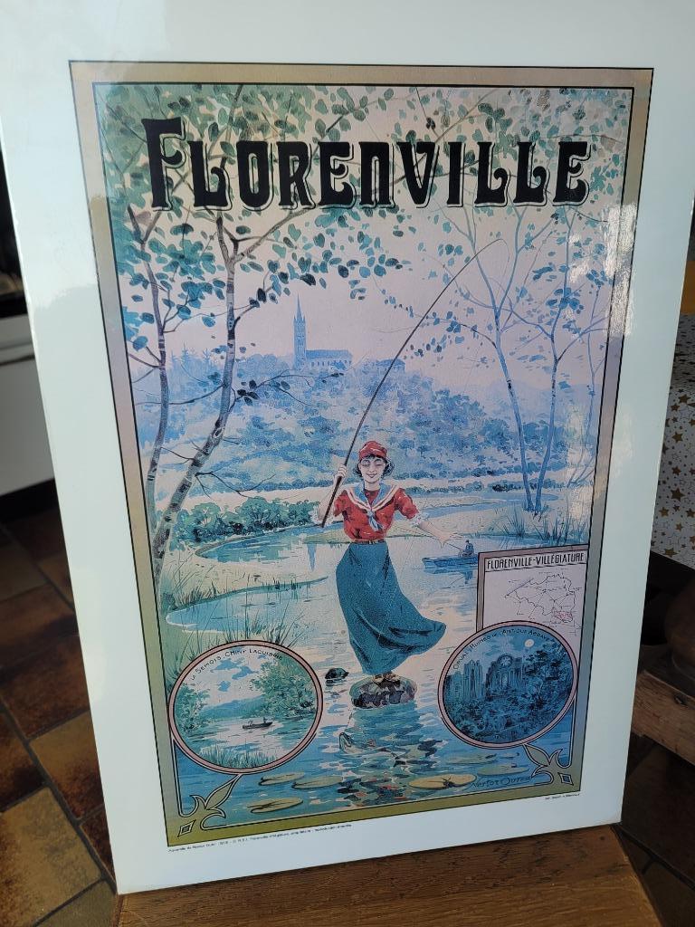 Reproduction aquarelle de Nestor Outer 1913, Hobby & Loisirs créatifs, Peinture, Enlèvement, Utilisé, Aquarelle