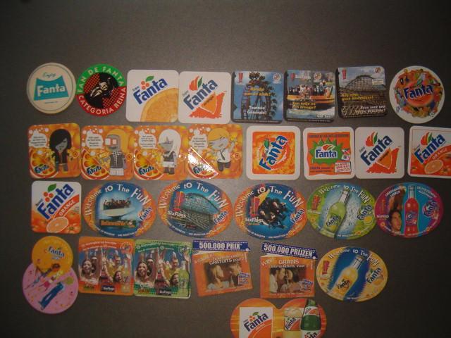 Fanta : 29 sous-bocs différents, Collections, Enlèvement ou Envoi, Comme neuf, Sous-bock