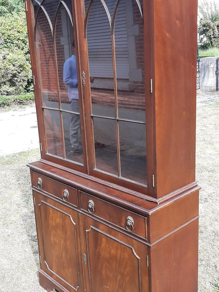 Meuble vitrine style anglais bateau en acajou, Anglais bateau, Avec tiroir(s), 25 à 50 cm, Utilisé