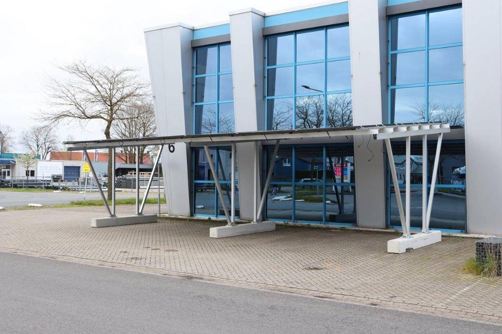 Carport met zonnepanelen voor 4 auto’s, Tuin en Terras, Overkappingen, Ophalen, Nieuw, Carport