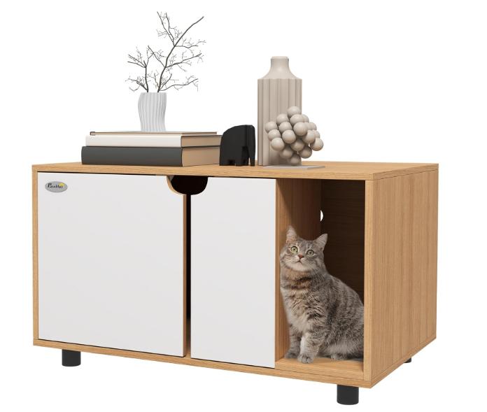 Meuble à litière / maison pour chat, Animaux & Accessoires, Enlèvement, Comme neuf
