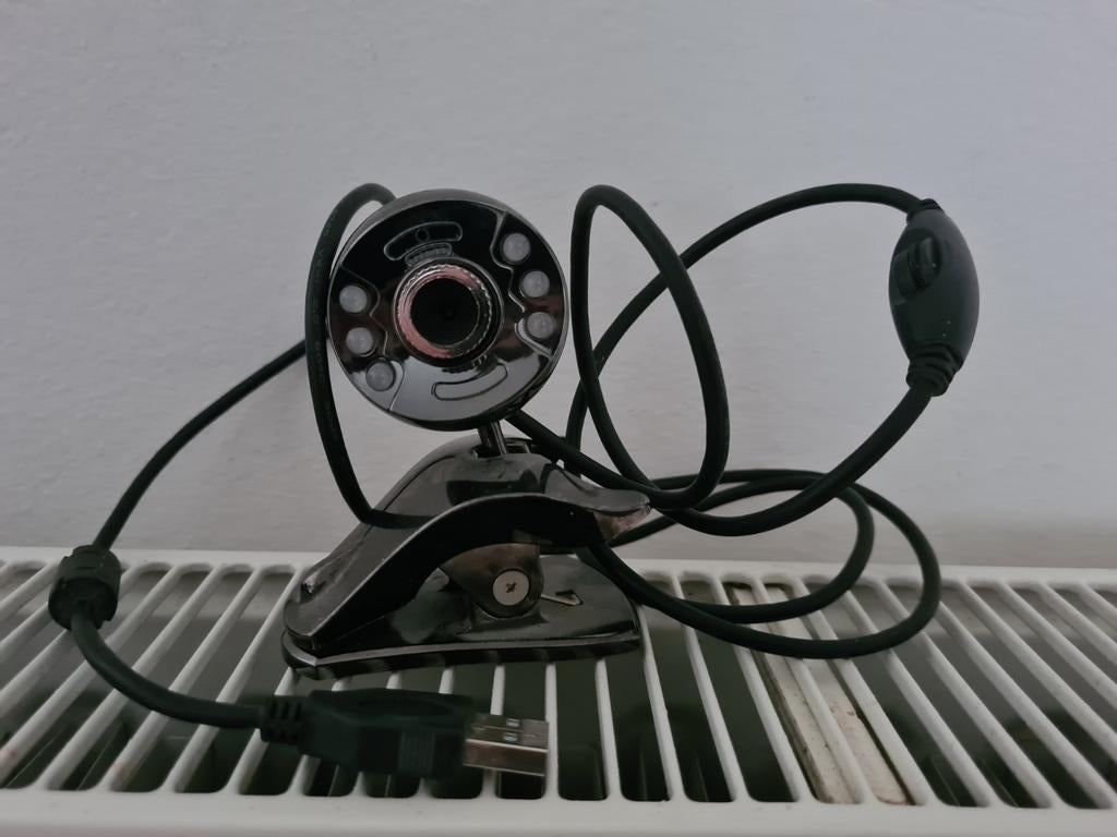 Webcam HD - zoom 10x + éclairage, Informatique & Logiciels, Webcams, Fonction zoom, Utilisé, Filaire, Azelas