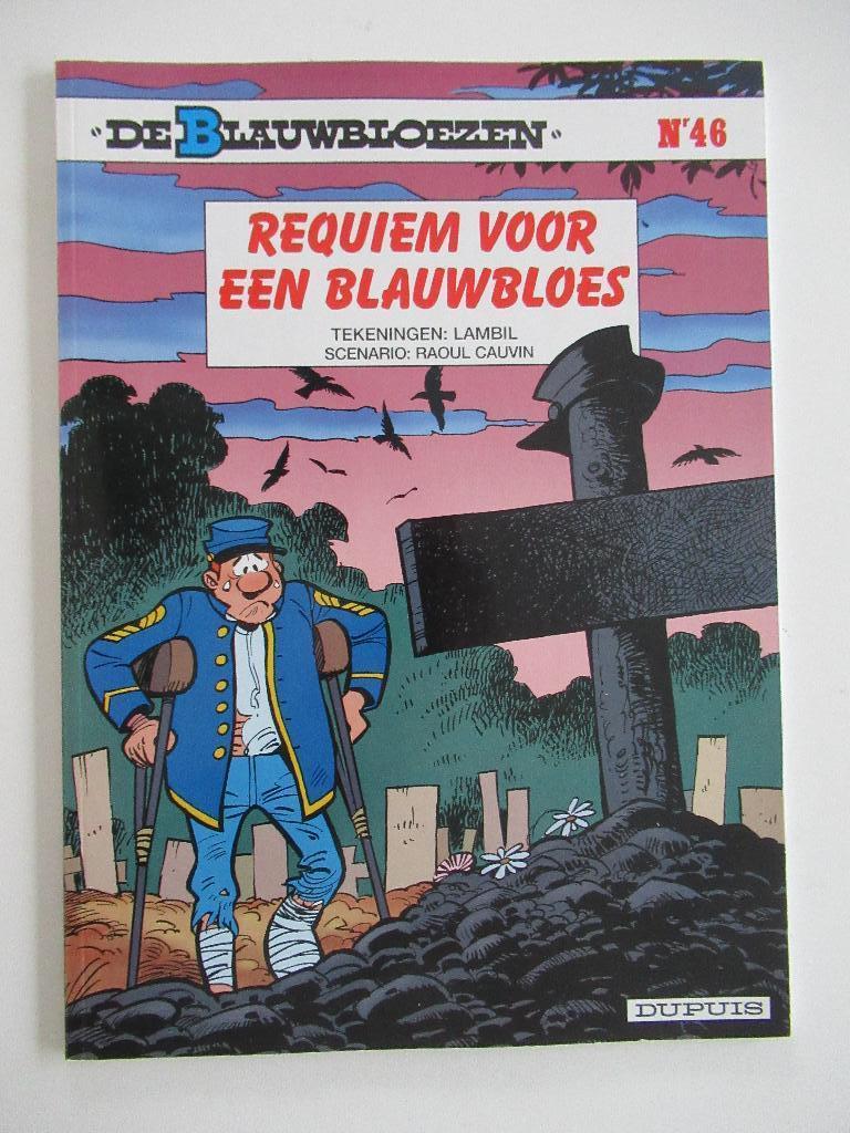 de blauwbloezen...nr.46...requiem voor een blauwbloes....1st, Ophalen of Verzenden, Zo goed als nieuw