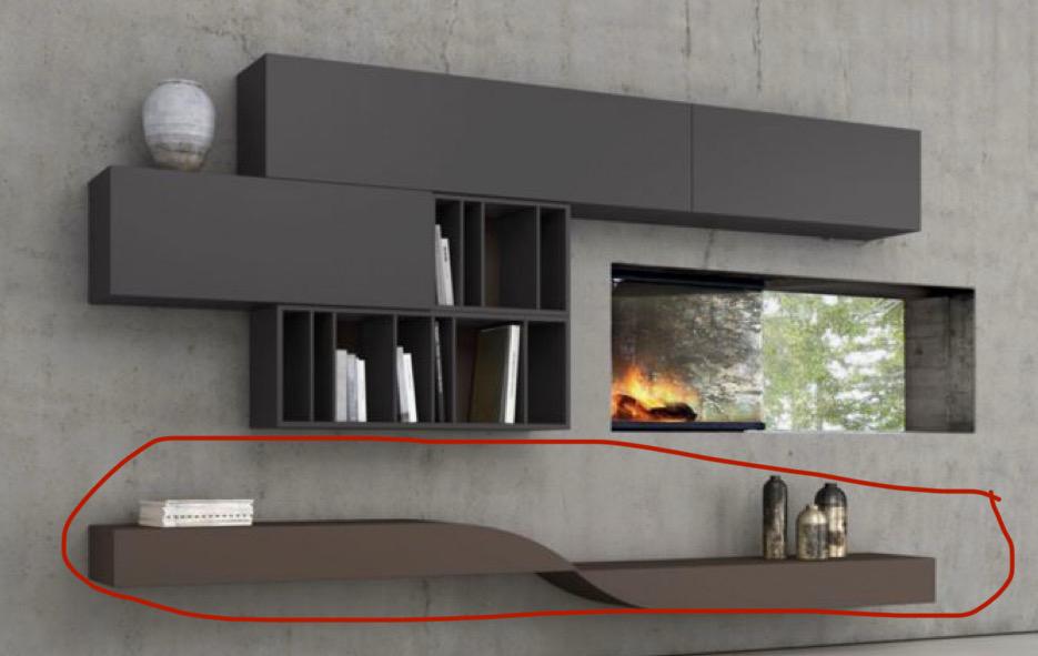 Meuble TV Intralatina de Roche Bobois, Enlèvement, Comme neuf