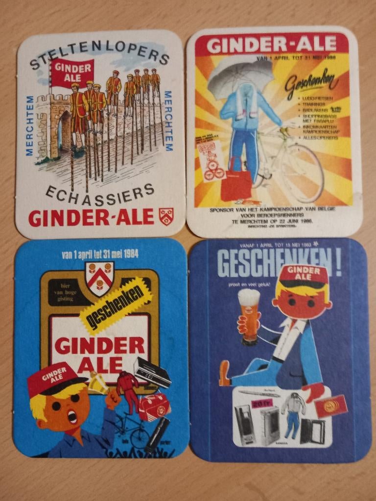 Bierviltjes Ginder-Ale,  (271), Verzamelen, Biermerken, Ophalen of Verzenden, Zo goed als nieuw