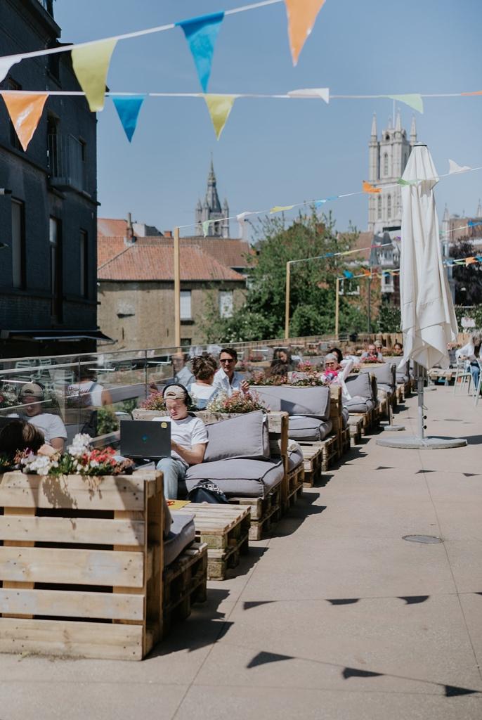 Pallet terras met water resistente kussens, Ophalen, Overige typen