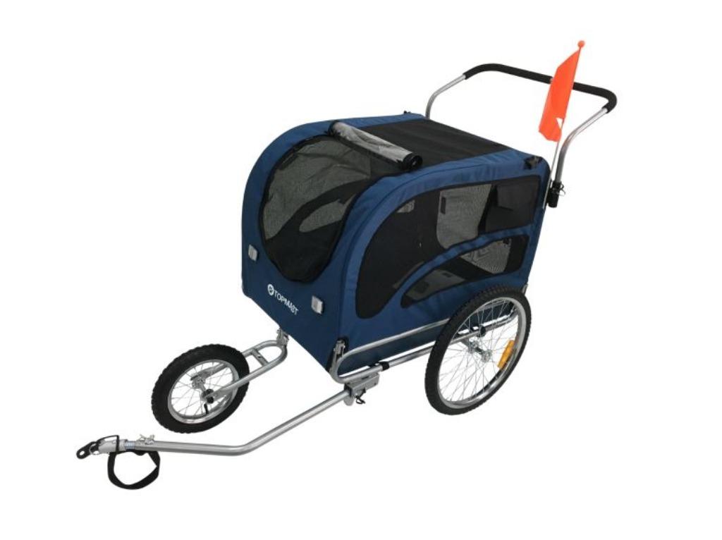 Fietskar Trailer Jogger Opvouwbaar Honden Fiets Hondenbuggy, Dieren en Toebehoren, Honden-accessoires, Nieuw, Ophalen of Verzenden
