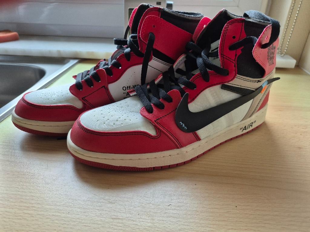 Jordan 1 retro high off white chicago maat 44, Kleding | Heren, Schoenen, Nieuw, Sneakers, Overige kleuren, Ophalen of Verzenden