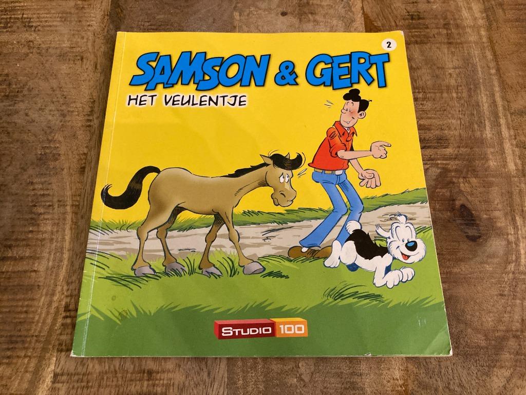 Leesboekje Samson & Gert 'Het veulentje' - Studio100, Enlèvement ou Envoi, Utilisé, Studio 100