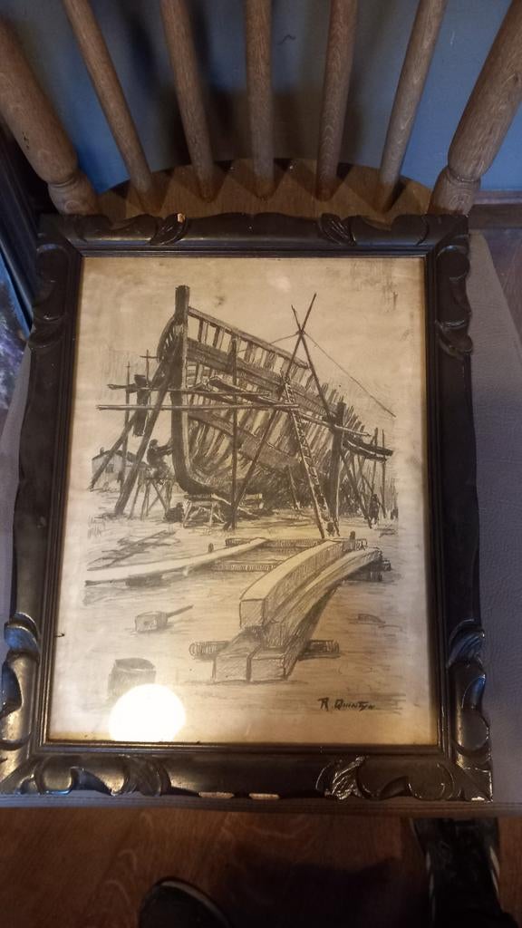 R.quintyn potloodtekening, Ophalen of Verzenden