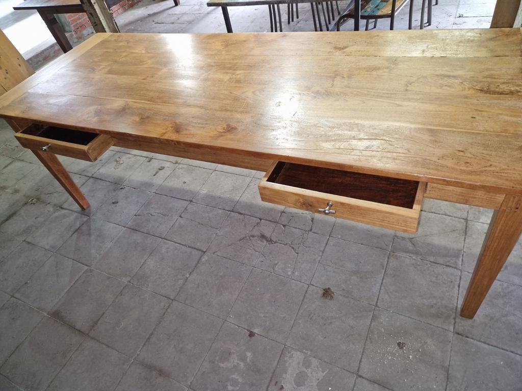 Franse boerentafel eettafel, Huis en Inrichting, Tafels | Eettafels, Ophalen, Eikenhout