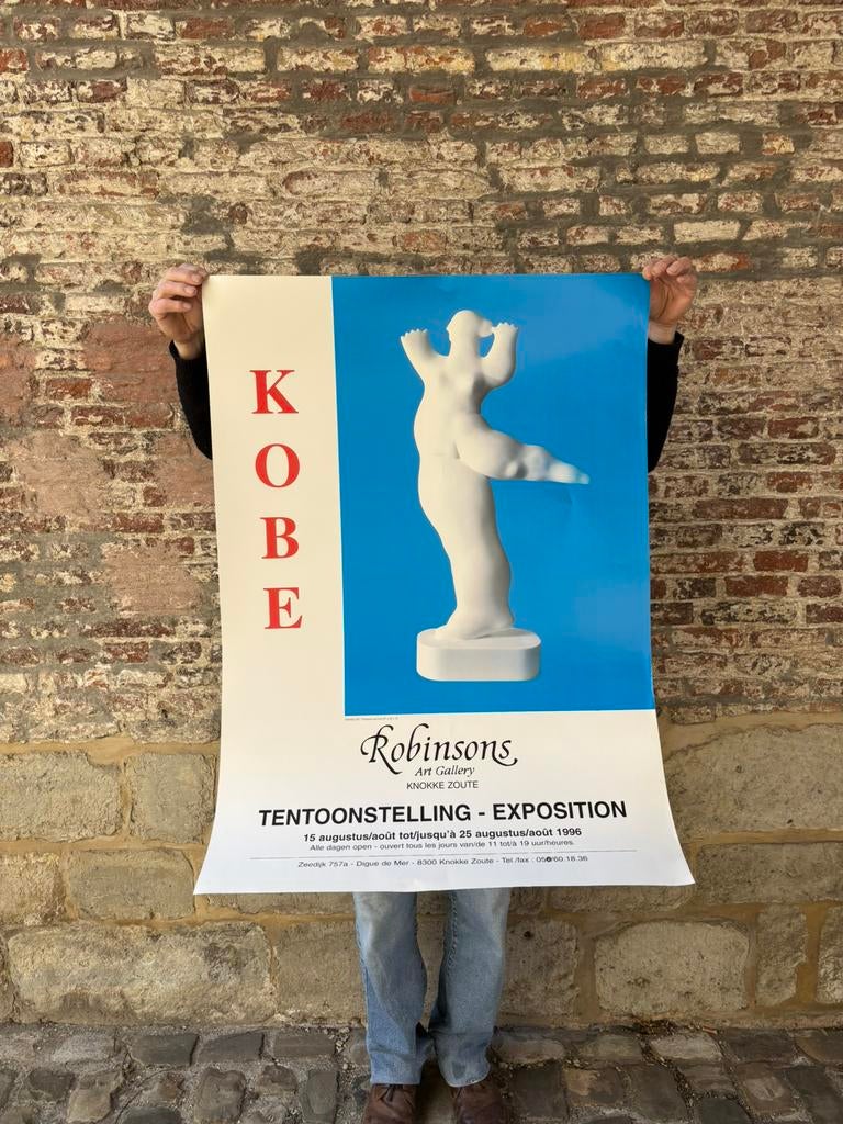 Affiche de l'exposition de Kobe à Knokke (1996), Enlèvement ou Envoi