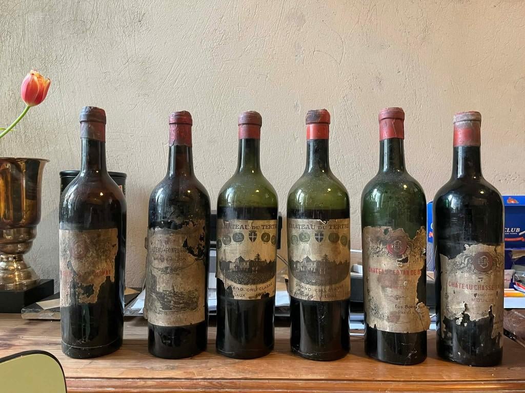 6 Bouteilles de grand vin, Enlèvement