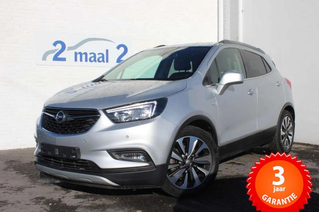 Opel Mokka X 1.4 Turbo Navi/Cruise incl. 3 JAAR garantie!, Gebruikt, 4 cilinders, USB, Leder