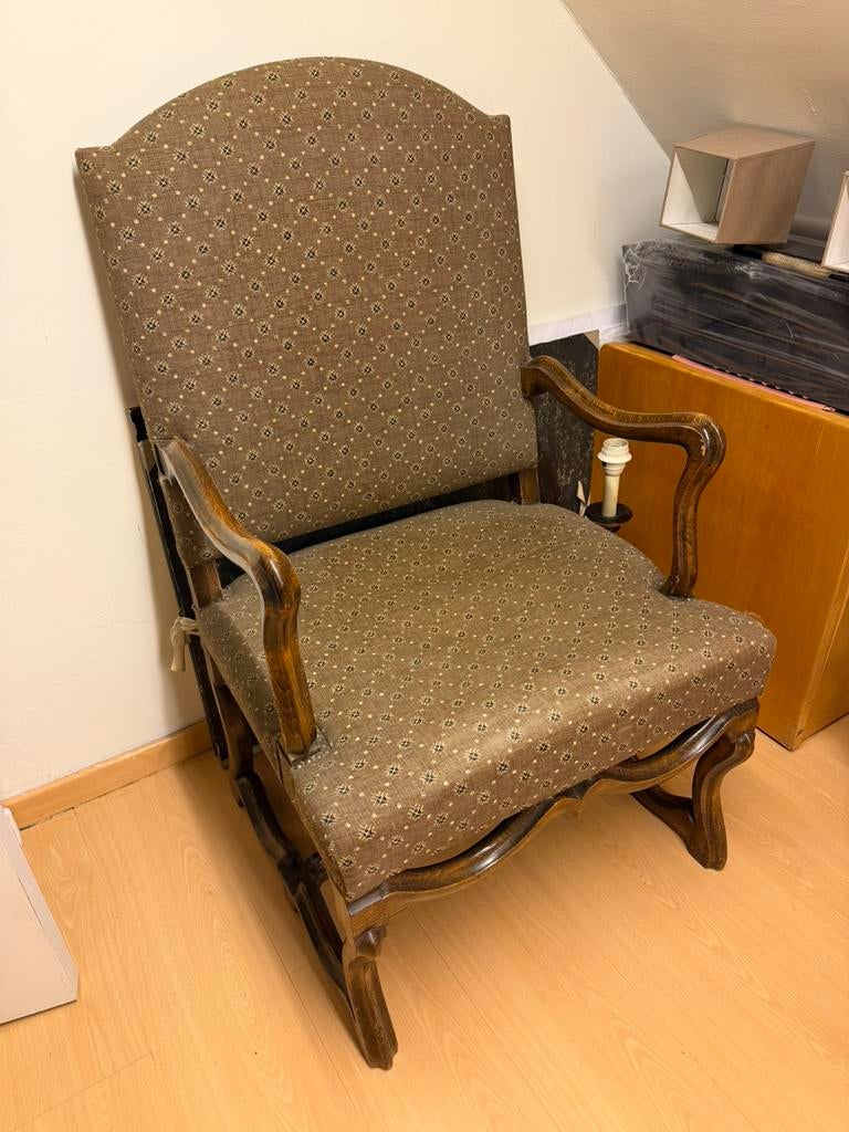 Chaise ancienne, Enlèvement, Utilisé, Tissus