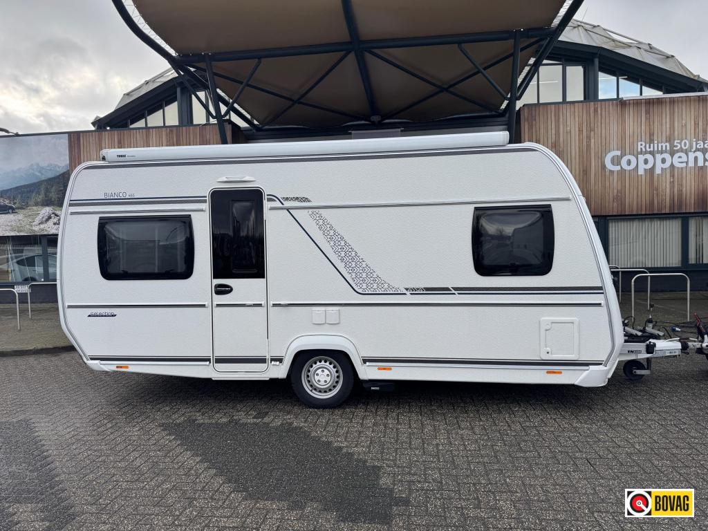Fendt Bianco Selection 465 SFB 2023 MOVER + LUIFEL!, Caravans en Kamperen, Caravans, Rondzit, Vast bed, Schokbreker, Fendt