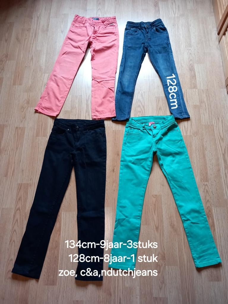Lot de 4 pantalons longs pour fille, Pantalon, C&A, Enlèvement ou Envoi, Utilisé