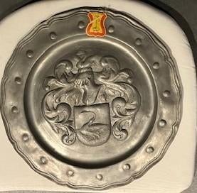 Grote Antieke Tinnen Schotel, Antiek en Kunst, Ophalen