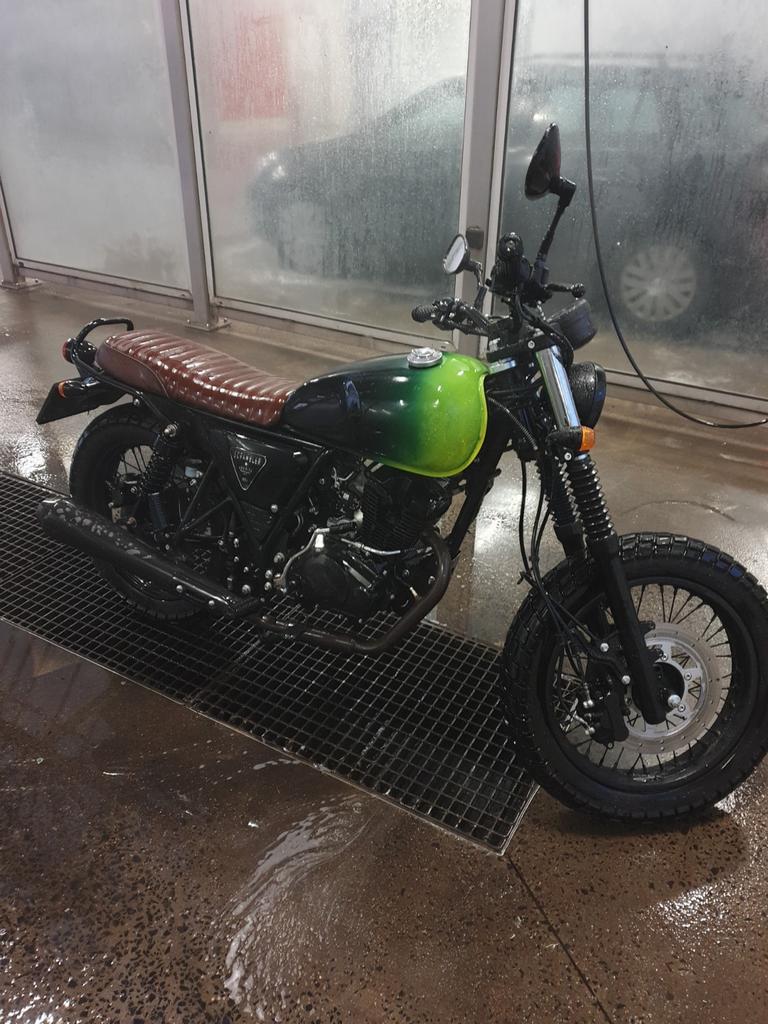 Archive-Scrambler 125cc – 14.500 km – goede staat, Motos, Enlèvement