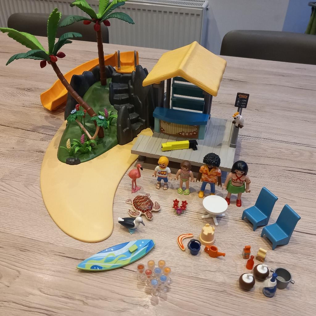 9162 Playmobil Leisure strandbar, Kinderen en Baby's, Speelgoed | Playmobil, Ophalen of Verzenden, Zo goed als nieuw, Complete set
