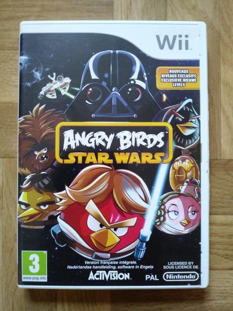 Angry Birds, Star Wars pour Wii ou Wii U, Consoles de jeu & Jeux vidéo, Enlèvement ou Envoi, Aventure et Action, À partir de 3 ans