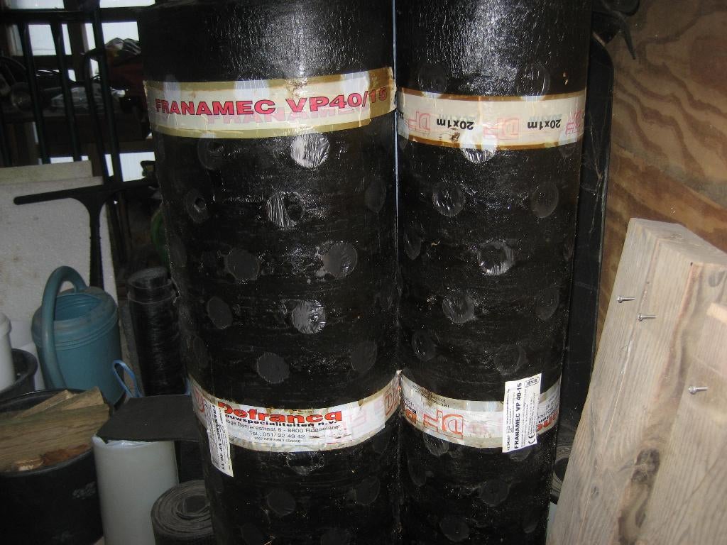 toiture, Bricolage & Construction, Tuiles & Revêtements de toit, Membrane goudronnée, Enlèvement, Autres matériaux, Noir