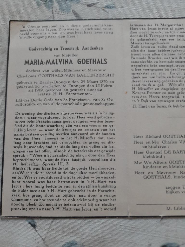 Doodsprentje, Collections, Enlèvement ou Envoi