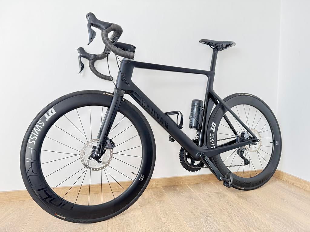 Koersfiets Canyon Aeroad CF SL8.0 di2 ultegra DT swiss, Fietsen en Brommers, Fietsen | Racefietsen, Ophalen, Zo goed als nieuw