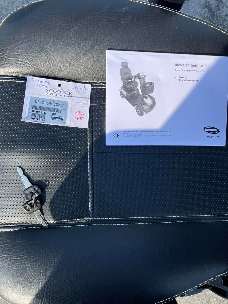 Prachtige Invacare Comet Pro Scootmobiel (15 km/u), Diversen, Brommobielen en Scootmobielen, Zo goed als nieuw, Invacare, Ophalen