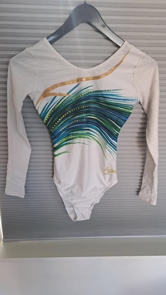 Turnpakje, Agiva, Sport en Fitness, Ophalen, Zo goed als nieuw, Wit, Turnpak(je)