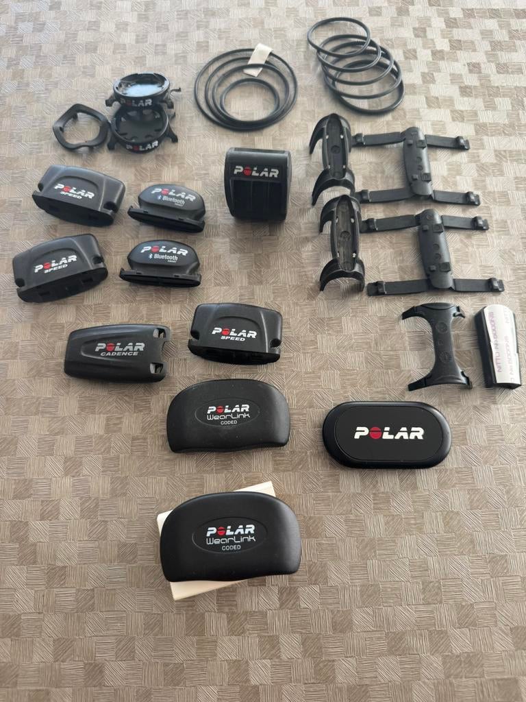 Polar sensoren, Fietsen en Brommers, Fietsaccessoires | Fietscomputers, Ophalen, Draadloos, Gebruikt
