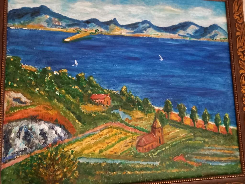 Tableau dans le style de Cezanne, Antiquités & Art, Enlèvement ou Envoi