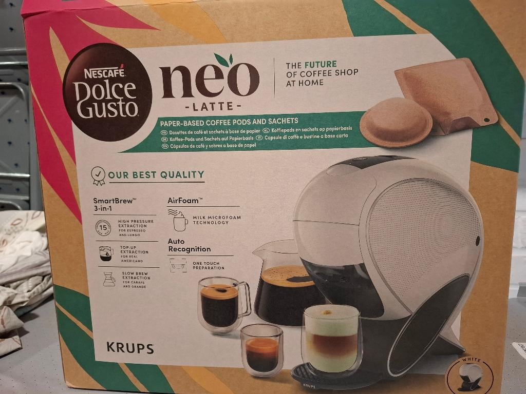 Krups Nescafé Dolce Gusto Neo Latte, Elektronische apparatuur, Koffiezetapparaten, Ophalen, Koffiepads en cups, Espresso apparaat