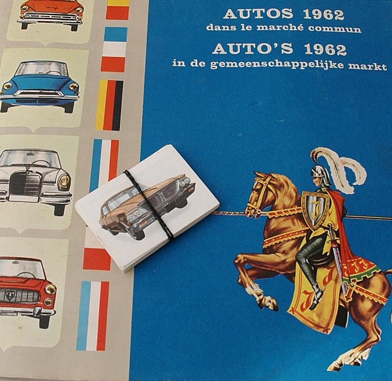 Auto's 1962 - Jacques - 21 stickers, Comme neuf, Voiture ou Moto