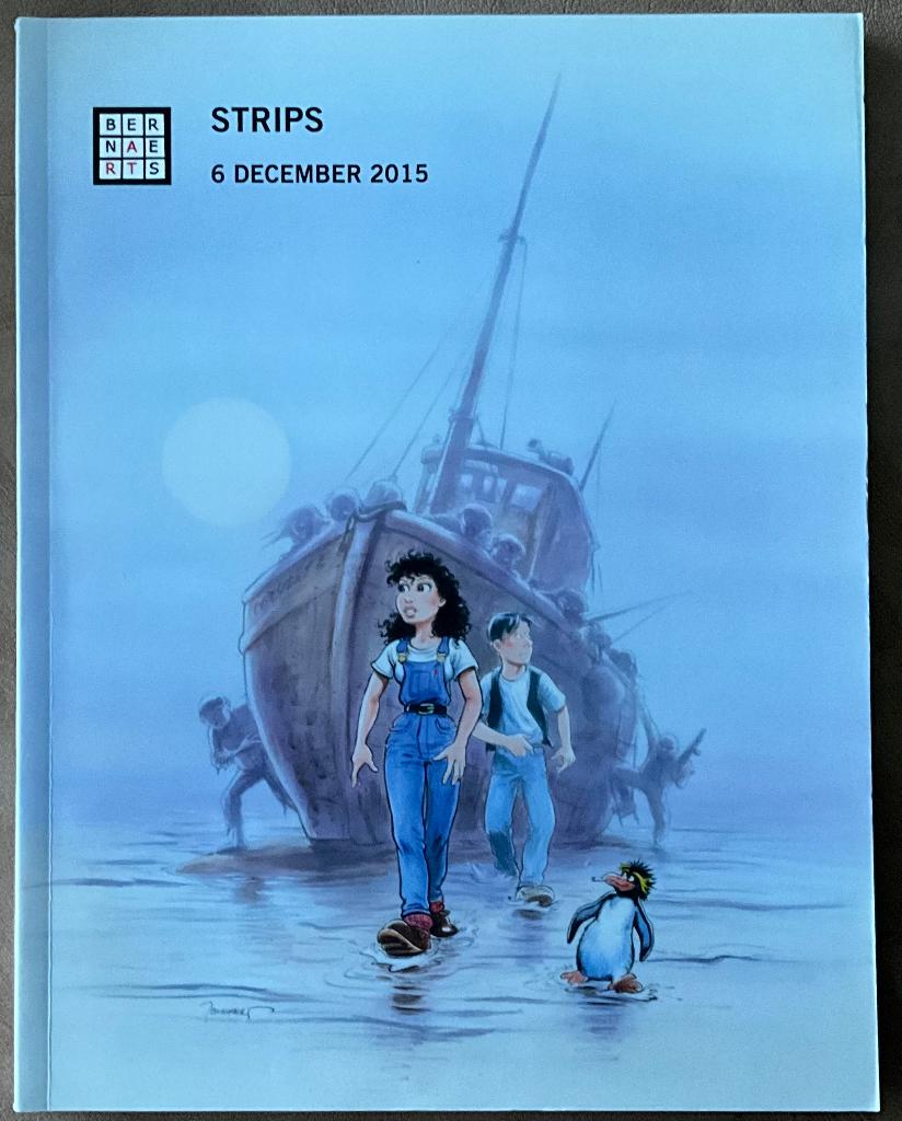 Stripcatalogus veiling Bernaerts(2015), Ophalen of Verzenden, Zo goed als nieuw