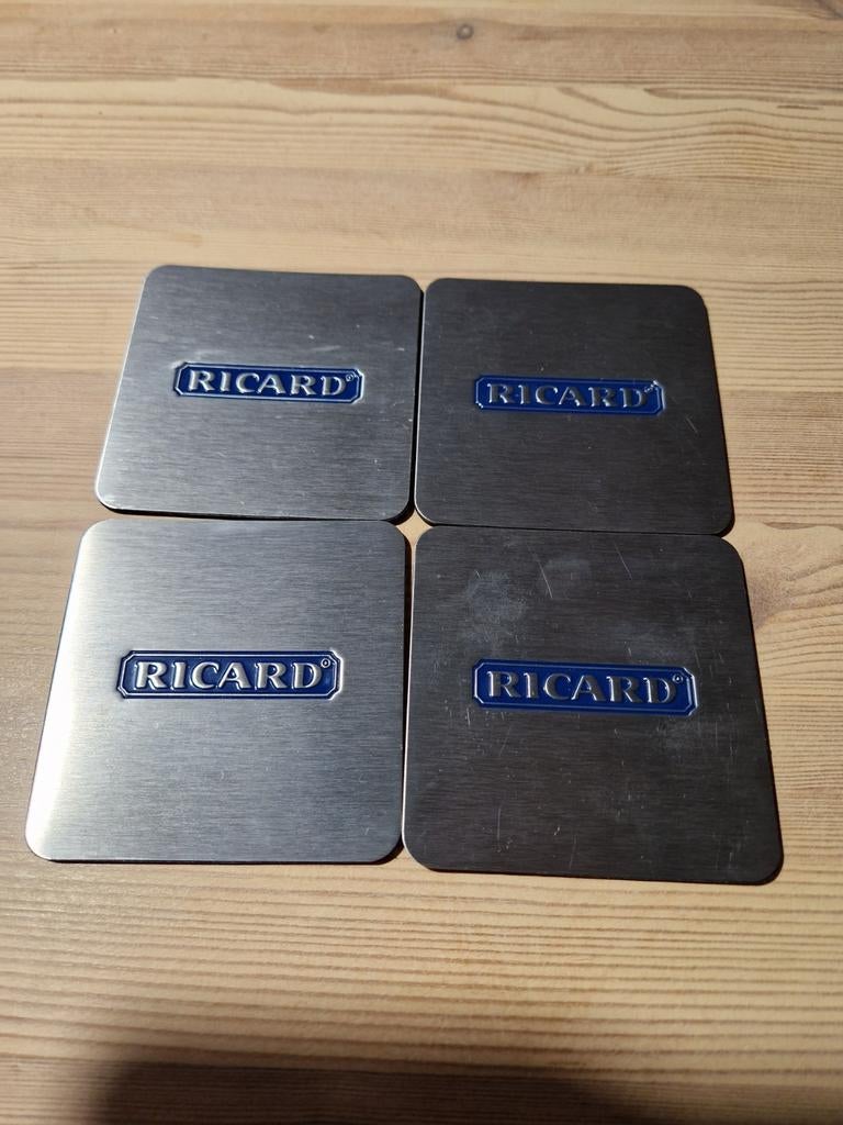 4 sous verres Ricard, Collections, Enlèvement ou Envoi