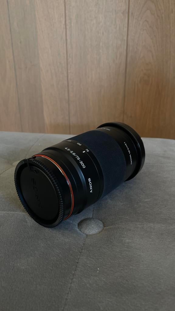 Sony 4.5-5.6/75-300 Camera Lens, Audio, Tv en Foto, Foto | Lenzen en Objectieven, Verzenden, Zo goed als nieuw, Macrolens