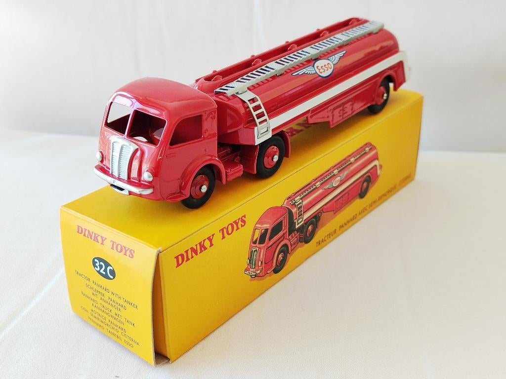 Dinky Atlas _ Panhard Tracteur avec Citerne "Esso"_ ref. 32C, Enlèvement ou Envoi, Neuf, Bus ou Camion, Dinky Toys