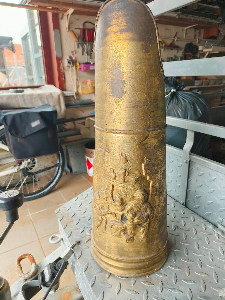 koperen kolenkan, Ophalen, Koper