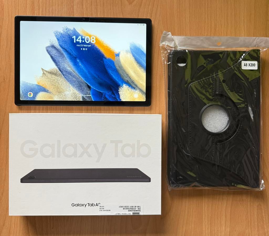 Samsung tab A8 x200 nieuwstaat + hoesje, Computers en Software, Android Tablets, Ophalen, Zo goed als nieuw