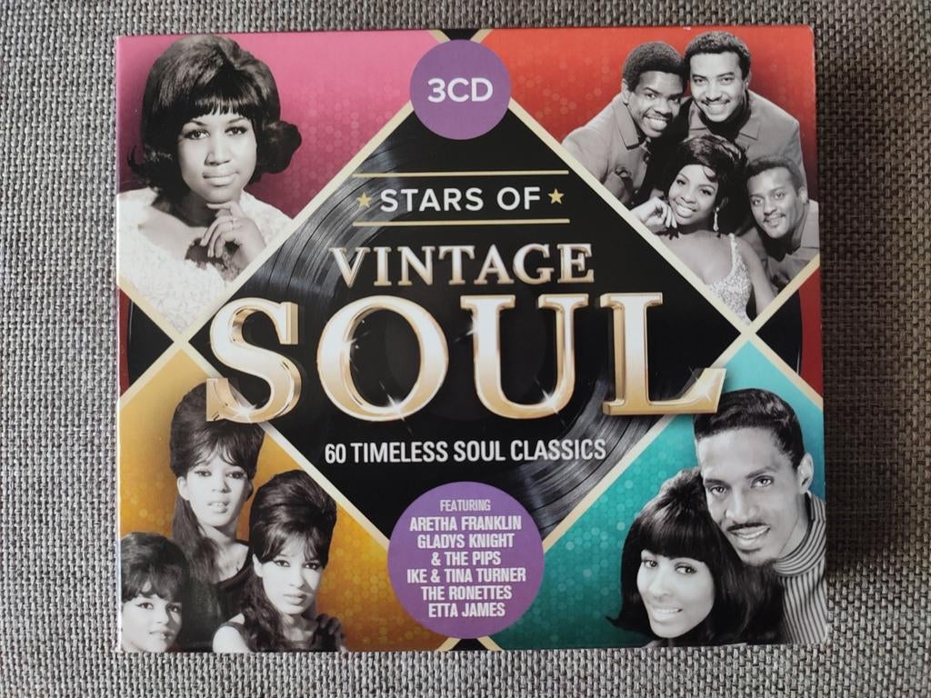 3-CDbox : VINTAGE SOUL - 60 TIMELESS SOUL CLASSICS, Ophalen of Verzenden
