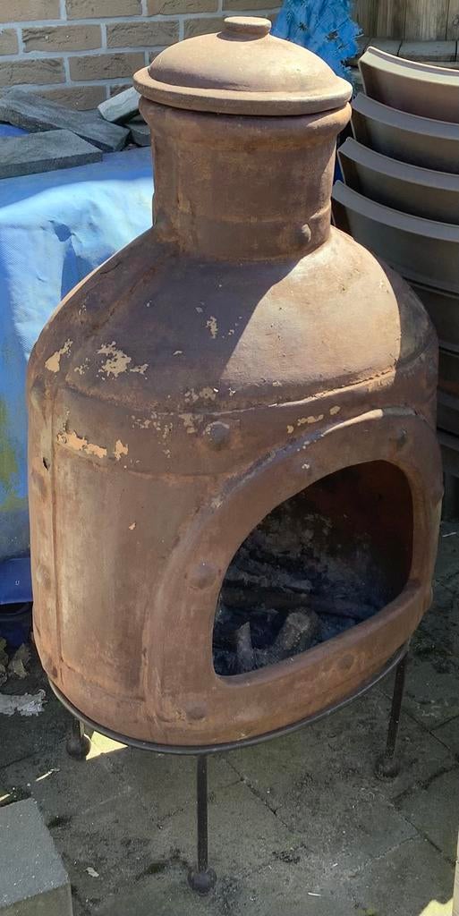 Buitenkachel, Tuin en Terras, Tuinhaarden, Ophalen, Gebruikt